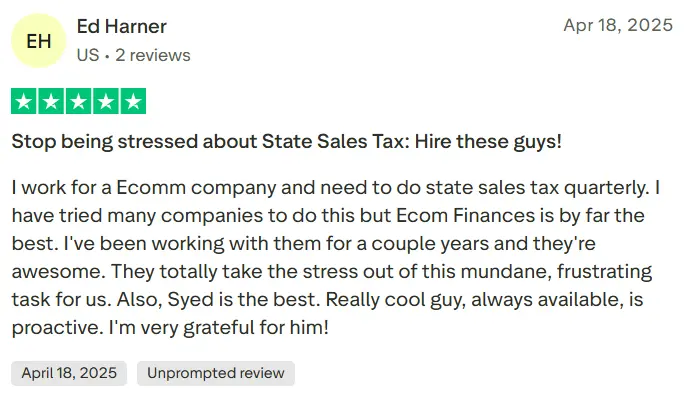 ED Harner - Trust Pilot