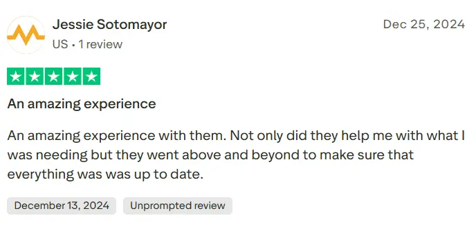 Jessei - trust Pilot